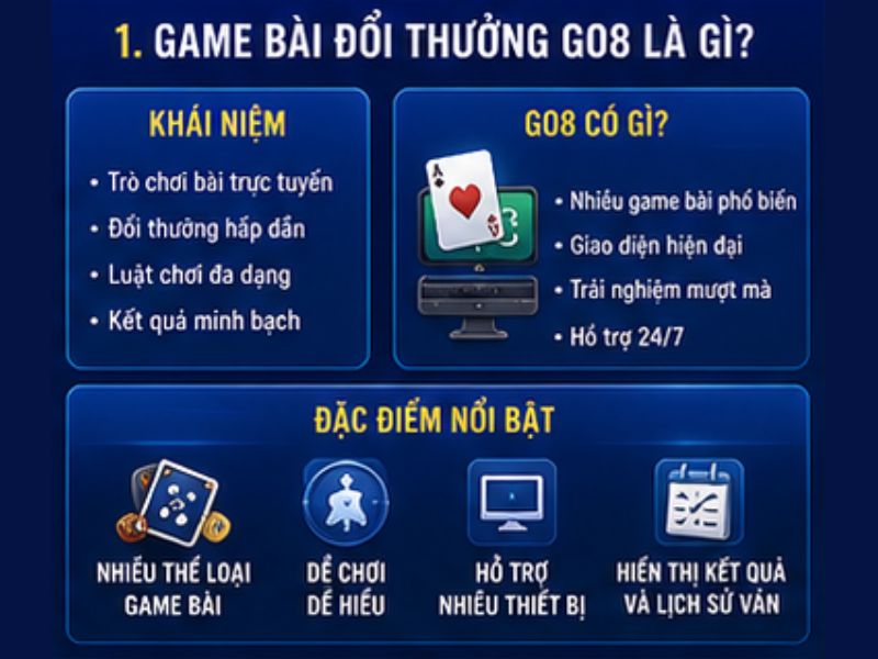 Game Bài Đổi Thưởng GO8 – Tổng Hợp Các Game Bài Phổ Biến