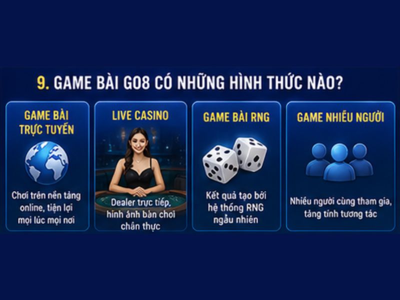 Game Bài Đổi Thưởng GO8 – Tổng Hợp Các Game Bài Phổ Biến