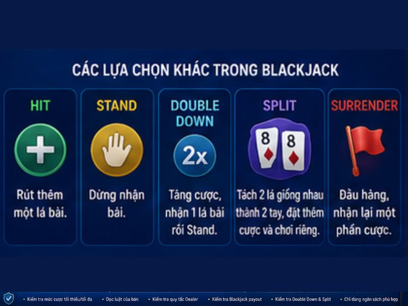 Hit và Stand là gì? Cách chơi Blackjack GO8