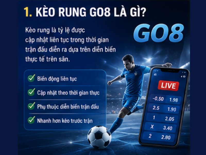 Kèo Rung GO8 Là Gì? Cách Đọc Và Phân Tích Kèo Rung